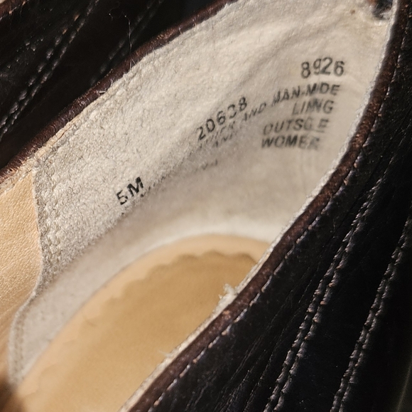 Timberland Boot Company Vintage High Heel Boots sz 5M Oxford Booties - Picture 7 of 16